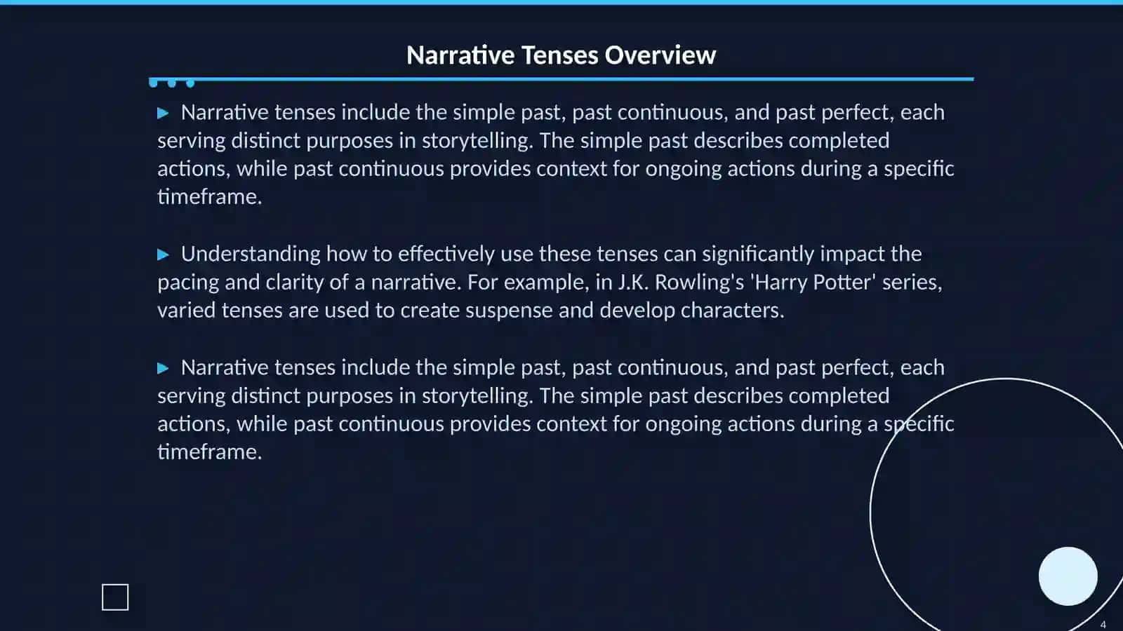 Time for a story 4