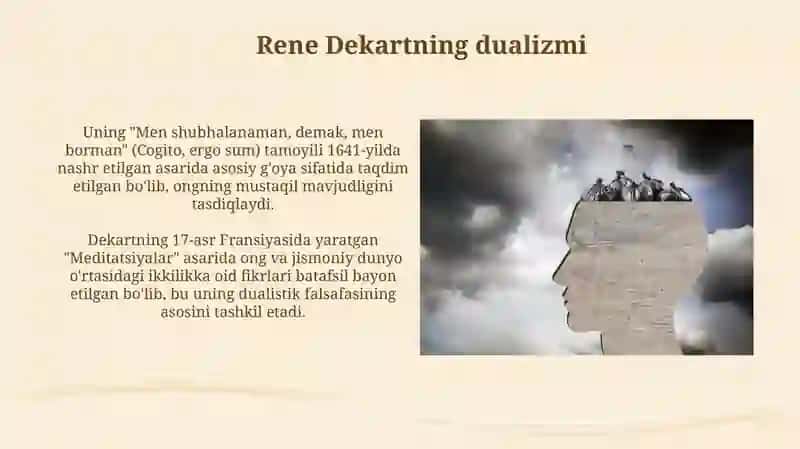 Borliq va tafakkur ayniyati muammosi 4