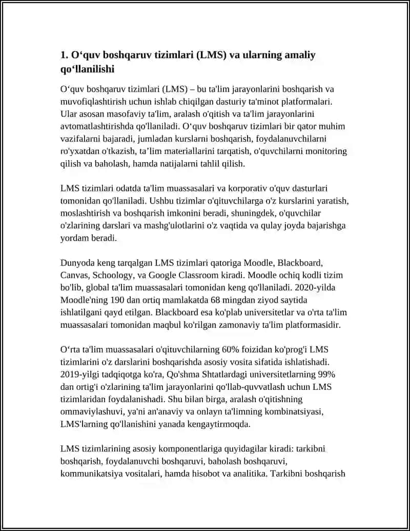 TA'LIMDA QOʻLLANILADIGAN AMALIY DASTURIY MAHSULOTLAR 4