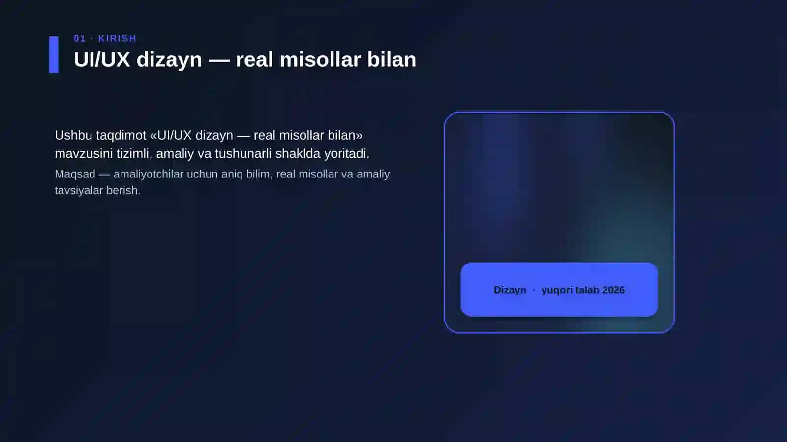 UI/UX dizayn — real misollar bilan 4