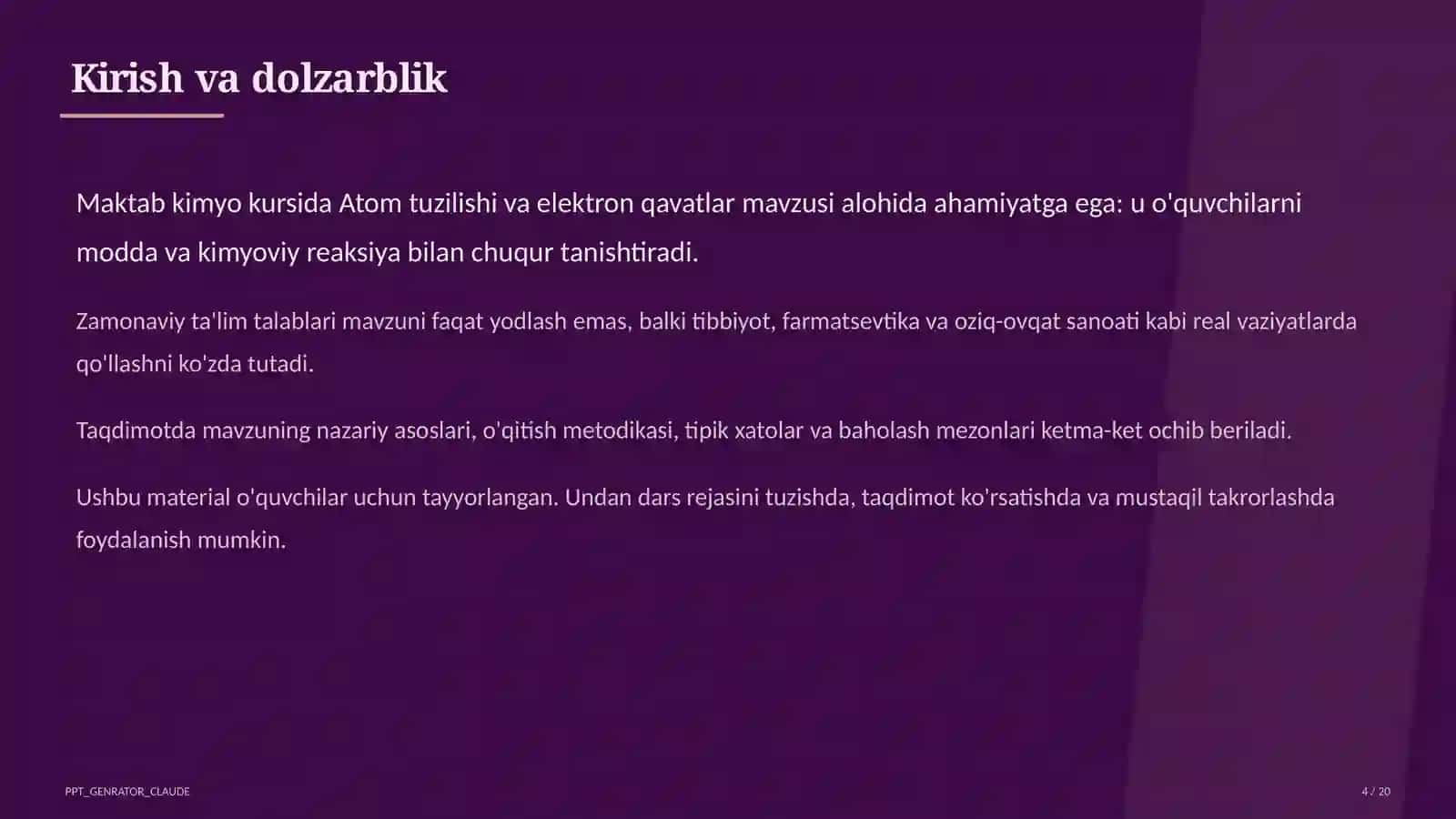 Atom tuzilishi va elektron qavatlar (8-sinf) 4