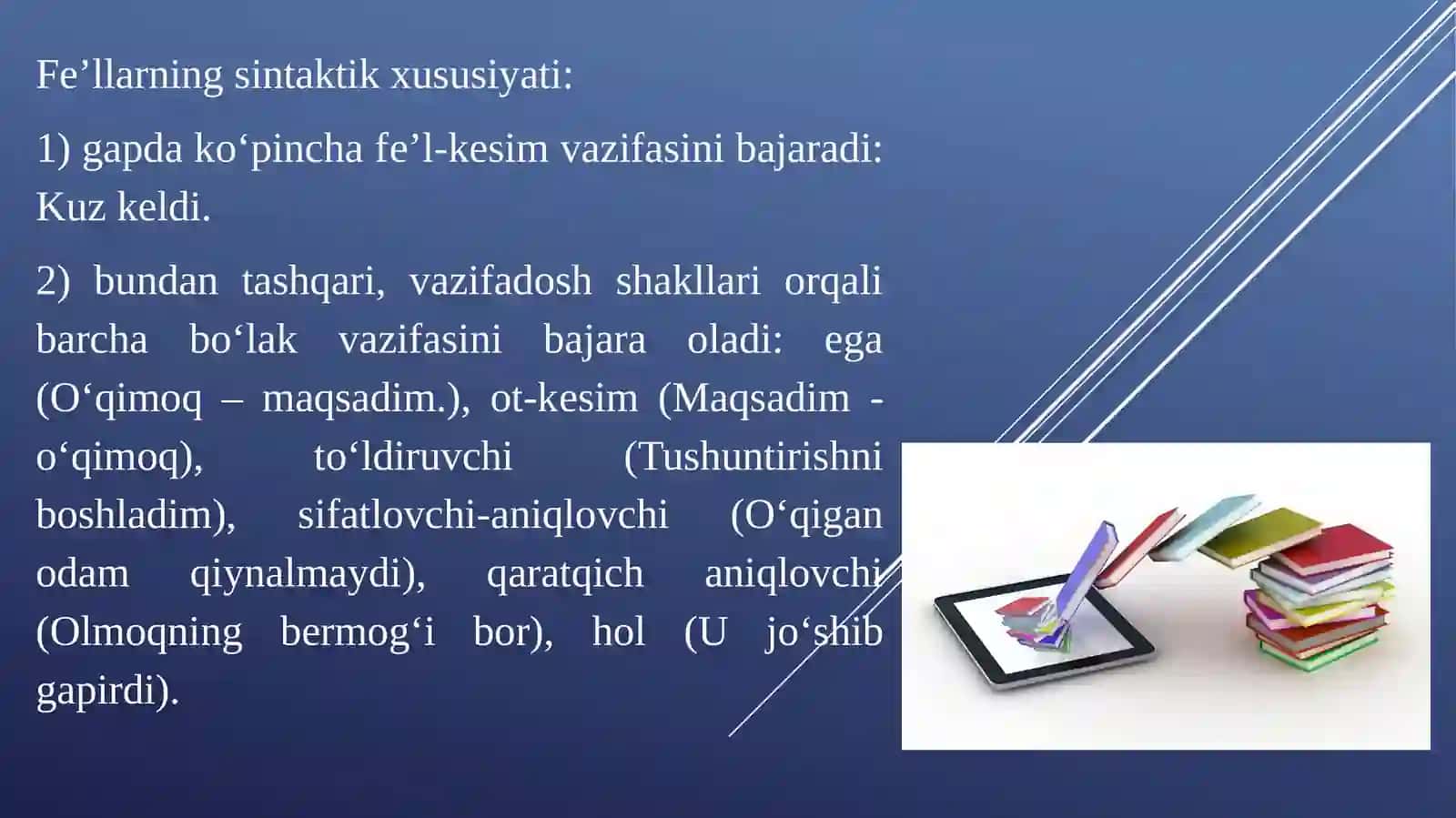 Fe'lning ta'rifi 4