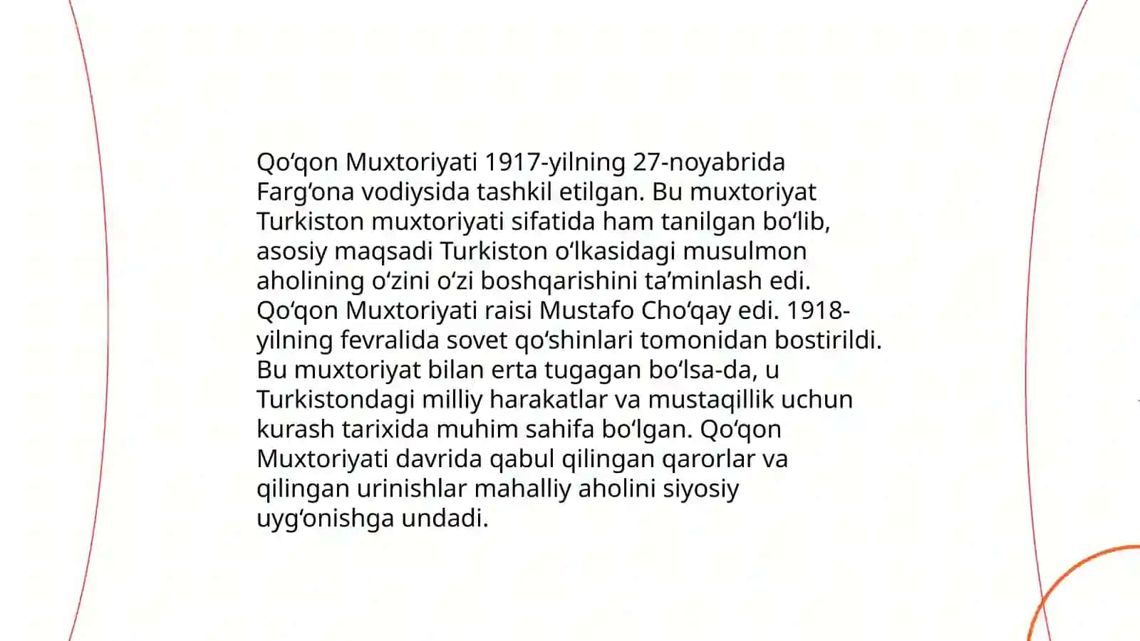 O'zbekistonda mustaqillik g'oyalari shakllanishining tarixiy asoslar 4