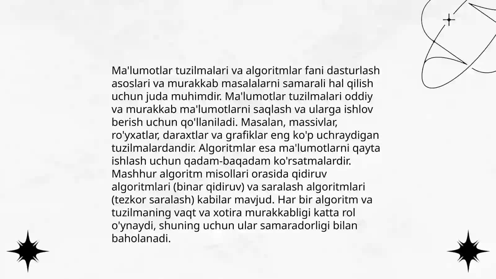 Ilmiy ishning zamonaviy algoritmlari 4