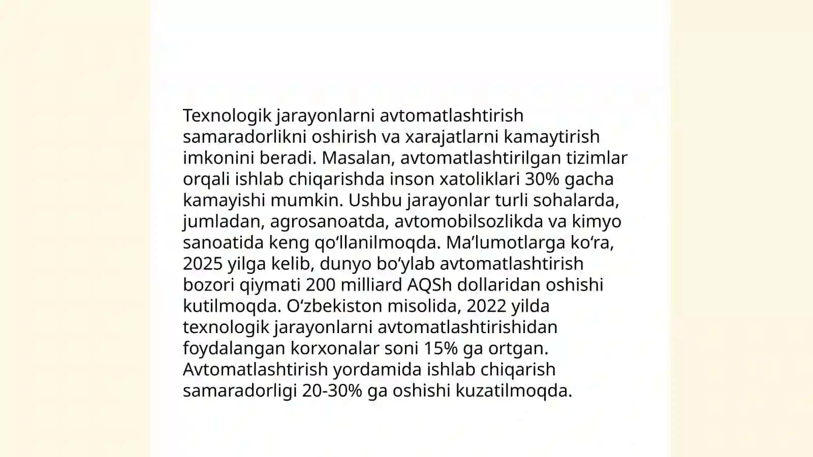 Dasturiy avtomatlashtirish vositalari 4