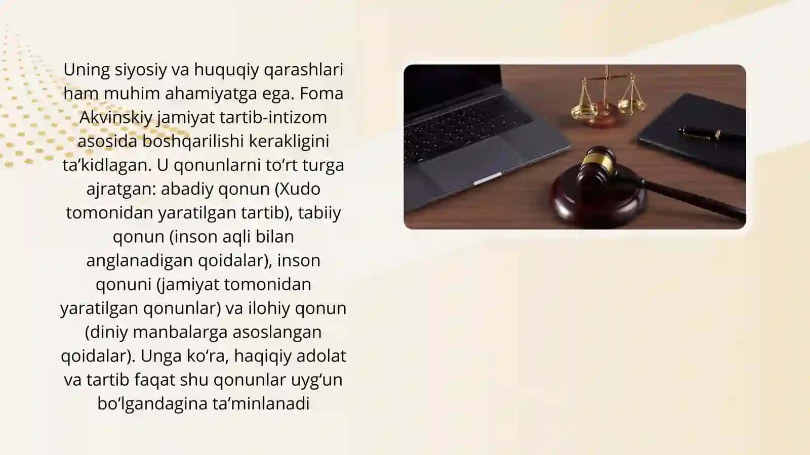 X Tomaziyning siyosiy-huquqiy qarashlari 4