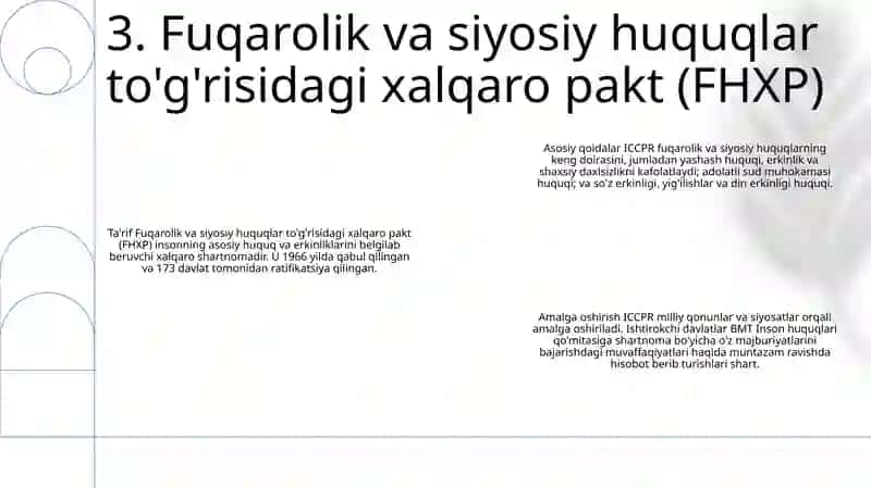 Inson Huquqlari Haqida Xalqaro Bill 4