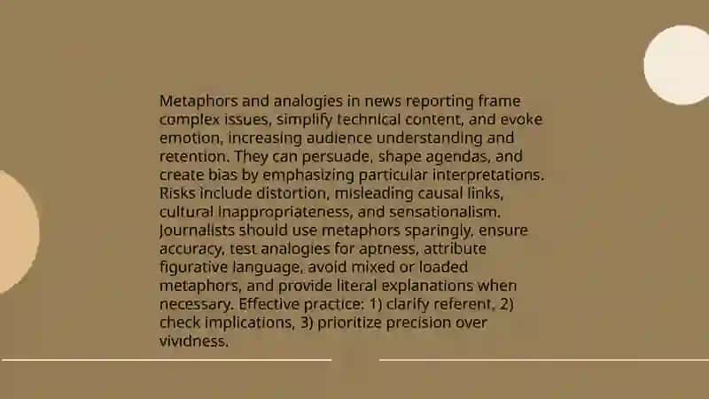 Analysis of linguistic devices in journalistic and media texts 4