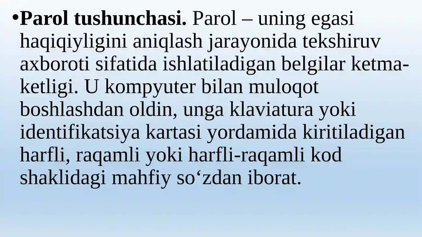 Axborot xavfsizligini ta’minlashning g‘oyaviy-nazariy asoslari 4