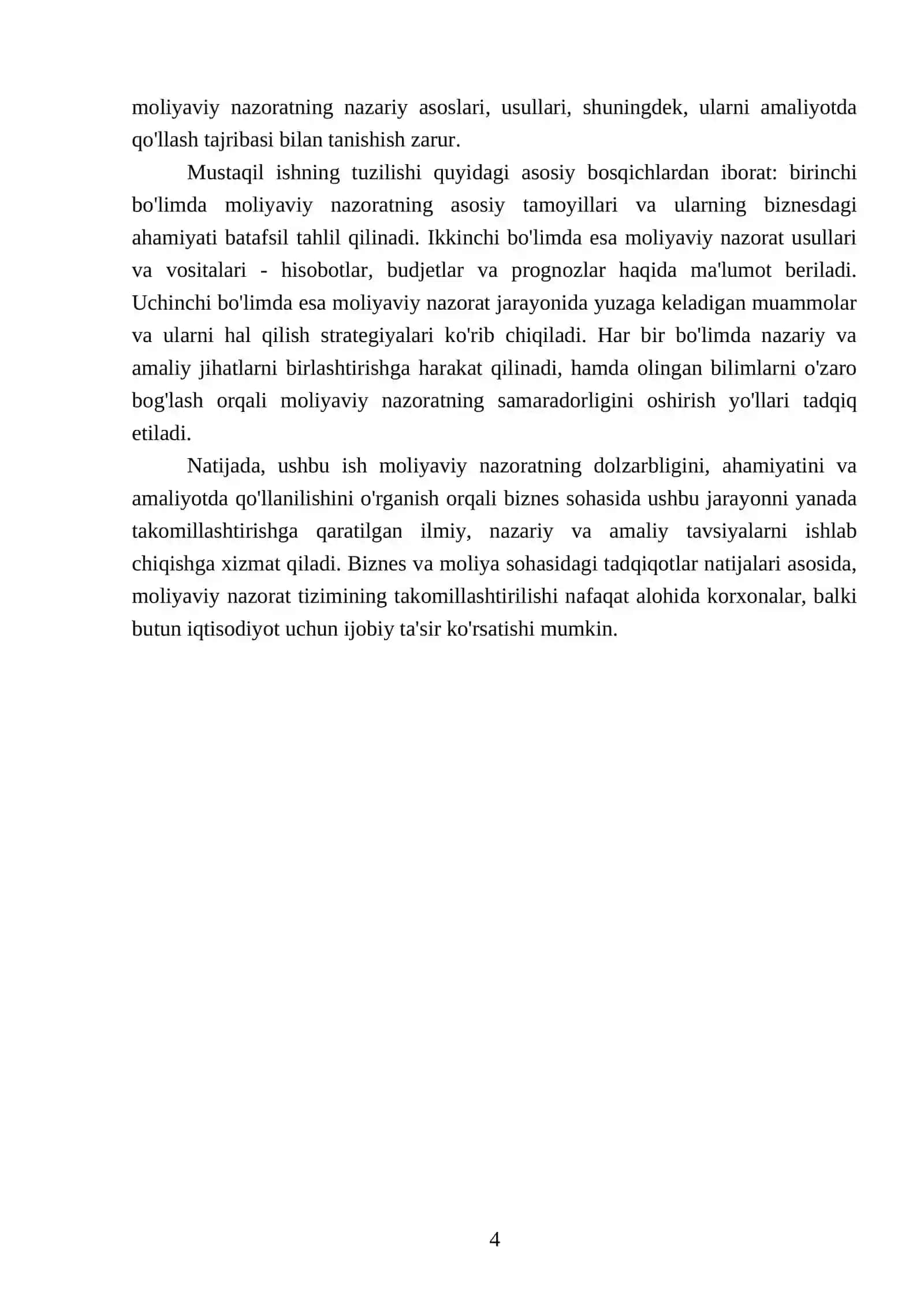 Beznis - moliyaviy nazorat 4