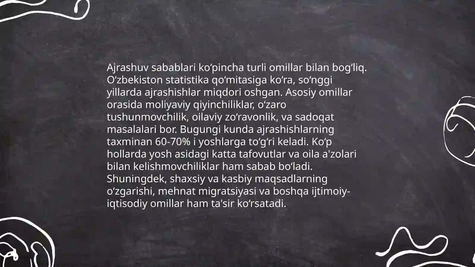 Nikohning buzilishi va ajrashuvlar 4
