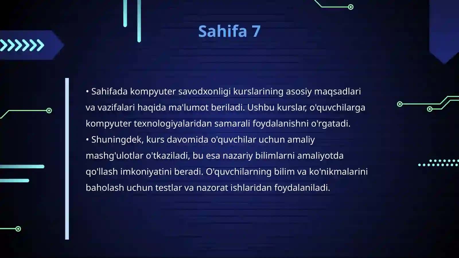 Kompyuter savodxonligi kursi haqida 4
