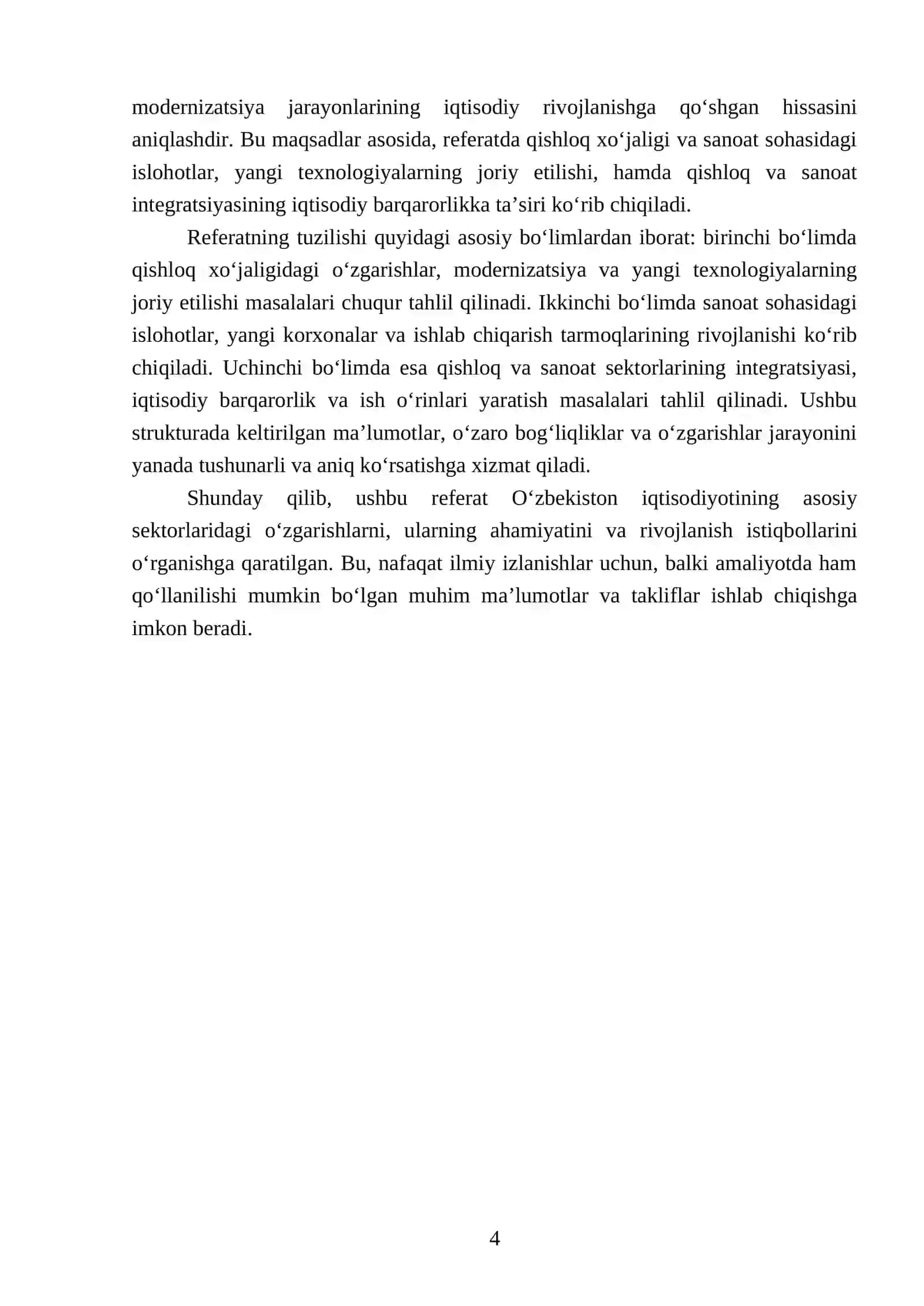 Mustaqillik yillarida qishloq xòjaligi va sanoat sohasidagi õzgarishlar 4
