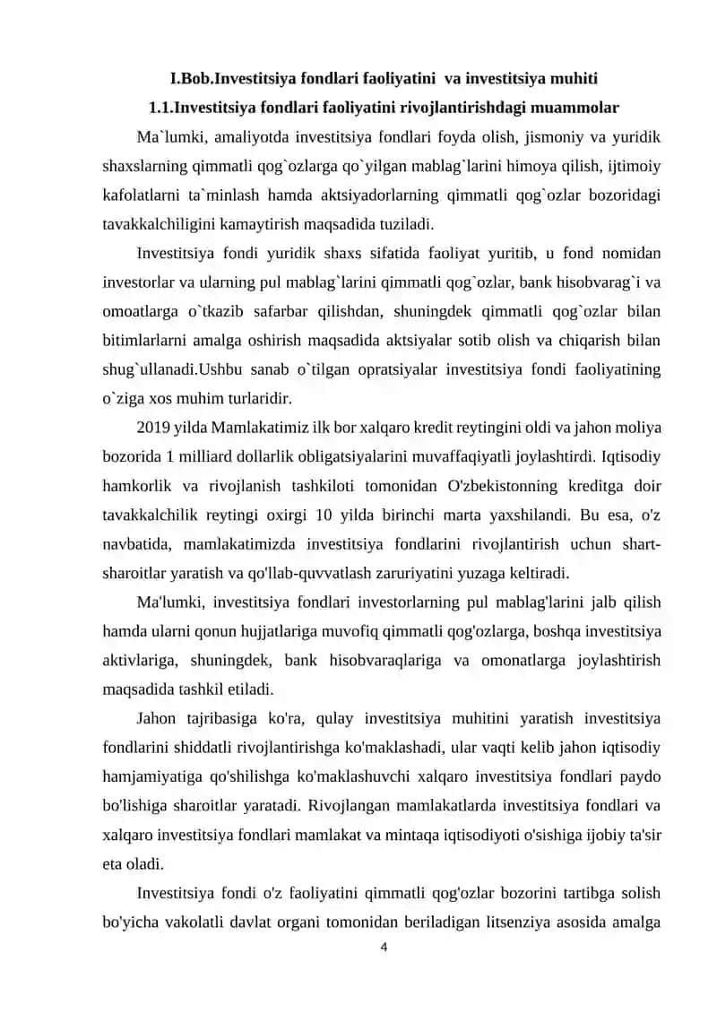 O'zbekistonda investitsiya va pay fondlari 4
