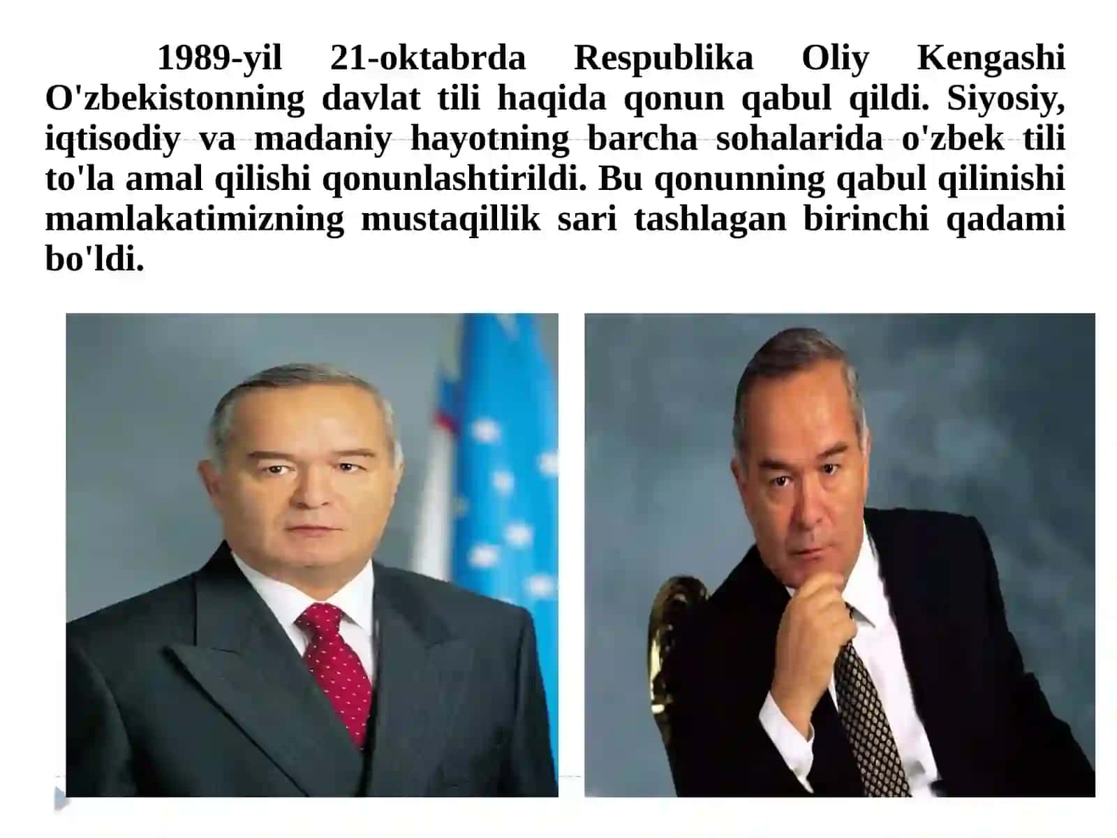 MUSTAQIL O`ZBEKISTON RESPUBLIKASINING TASHKIL TOPISHI VA UNING TARIXIY AHAMIYATI 4