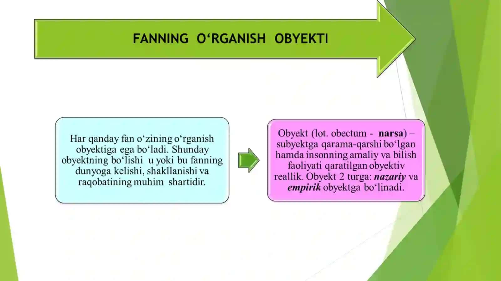 IQTISODIY VA IJTIMOIY GEOGRAFIYA FANINING TADQIQOT OBYEKTI VA PREDMETI 4