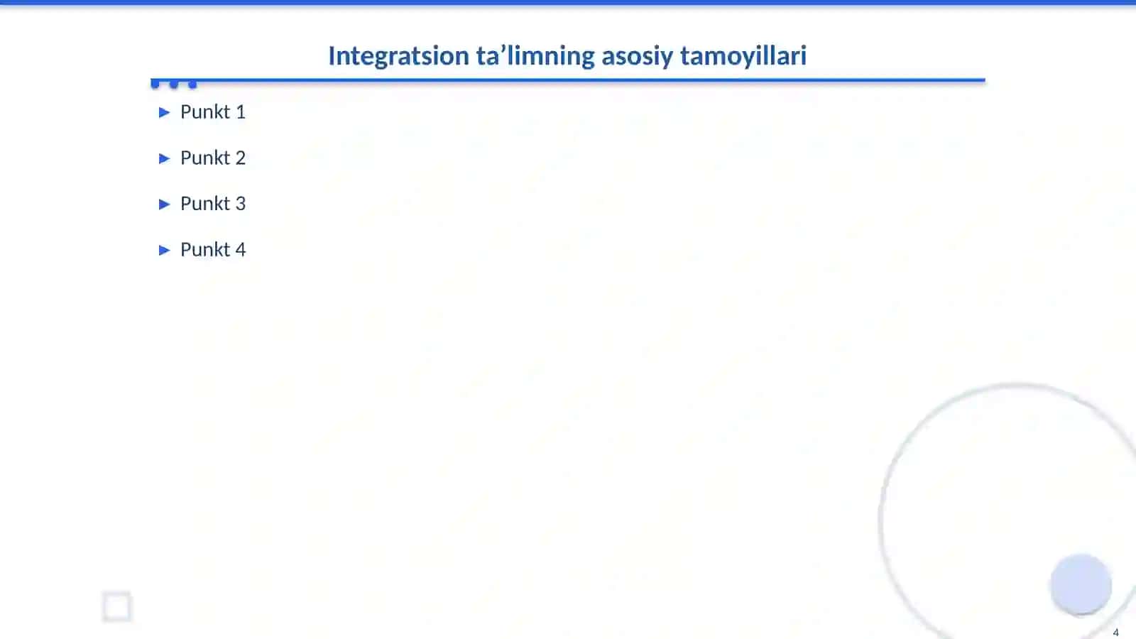 Inklyuziv ta’limning mohiyati, integratsion ta’limdan farqi va ijtimoiy reabilitatsiya haqida tushuncha berish 4