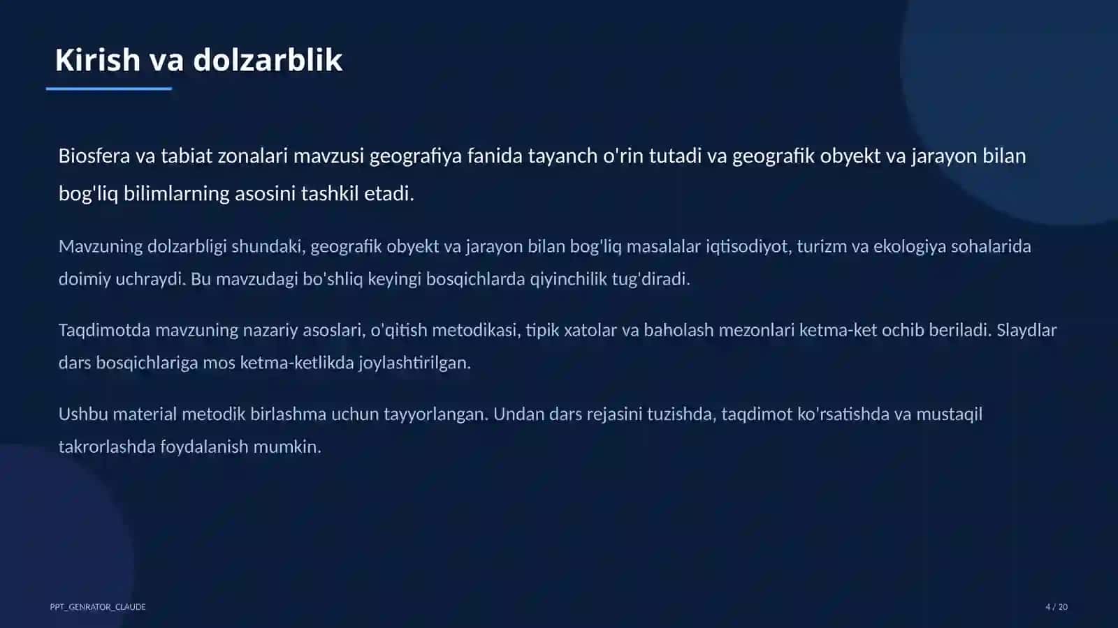 Biosfera va tabiat zonalari (6-sinf) 4