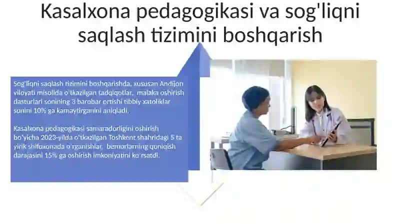 Kasalxona Pedagogikasi Muammolari 4