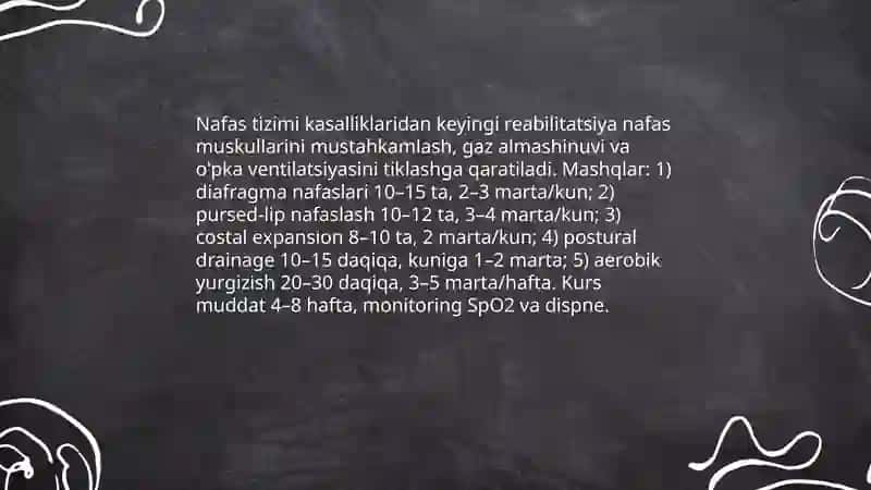 Jismoniy madaniyat vositalari va usullaridan foydalangan holda salomatlikni tiklash 4