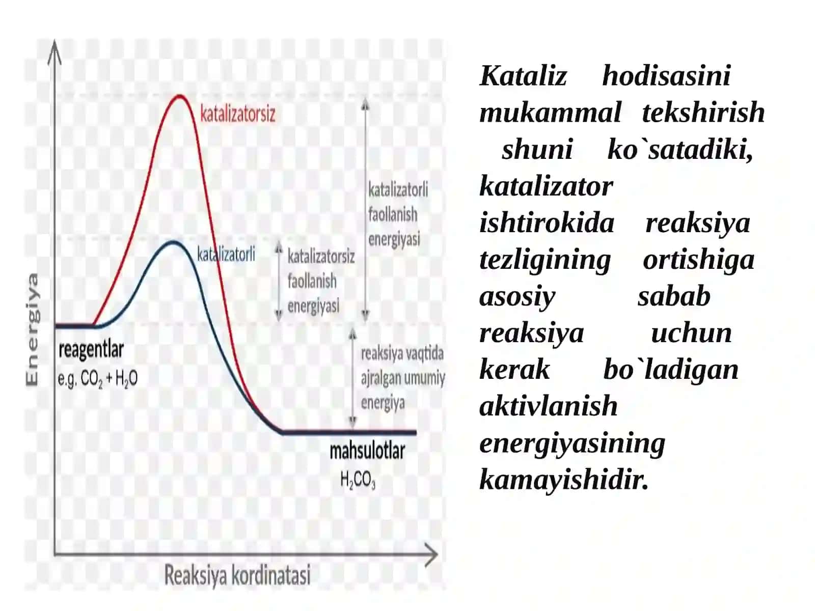 Kataliz.Massalar ta`siri  qonuni 4