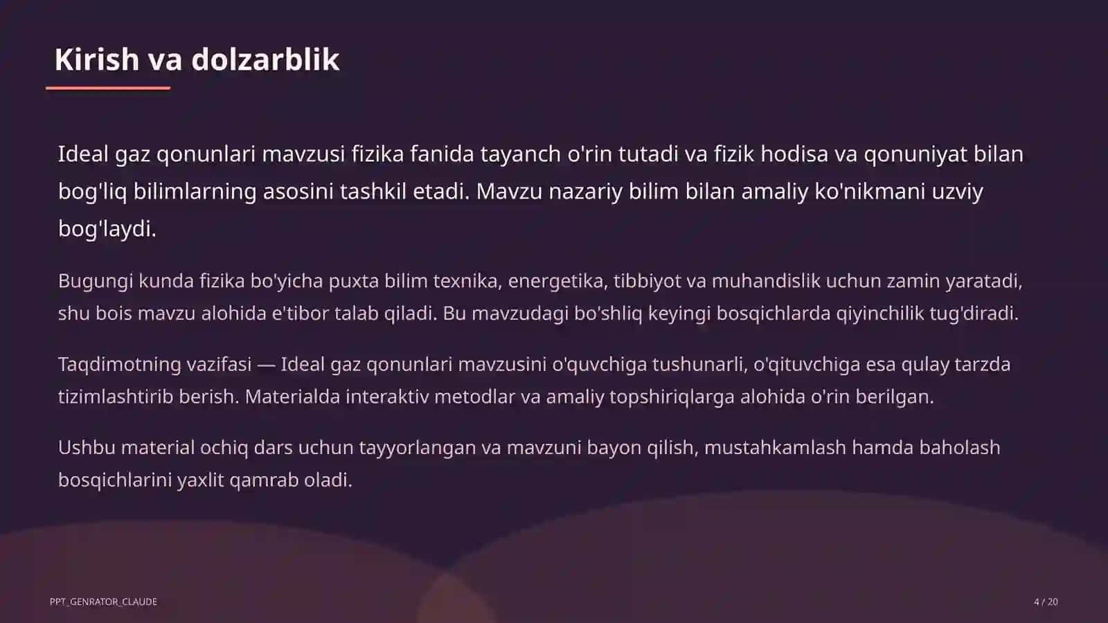 Ideal gaz qonunlari (10-sinf) 4
