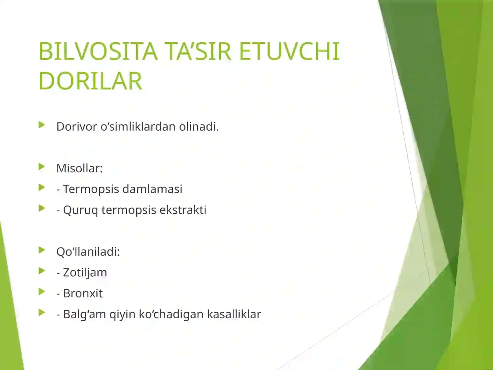 BALG‘AM KO‘CHIRUVCHI DORILAR 4