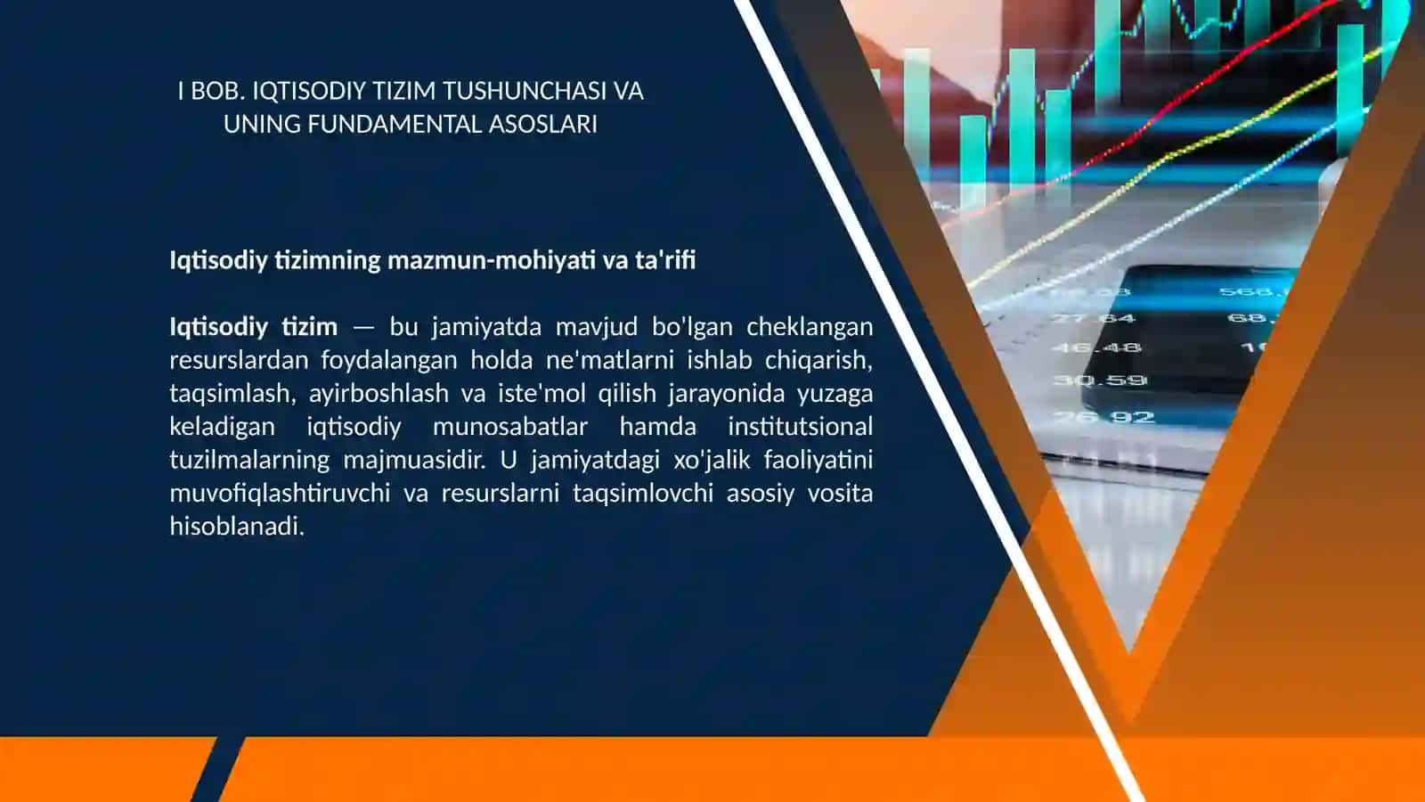 Iqtisodiy tizim tushunchasi va uning asosiy elementlari 4