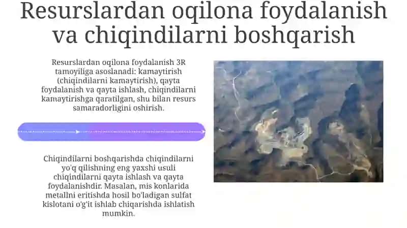 Tog‘-kon, kimyo, metallurgiya sanoati va atrof-muhit muhofazasi 4