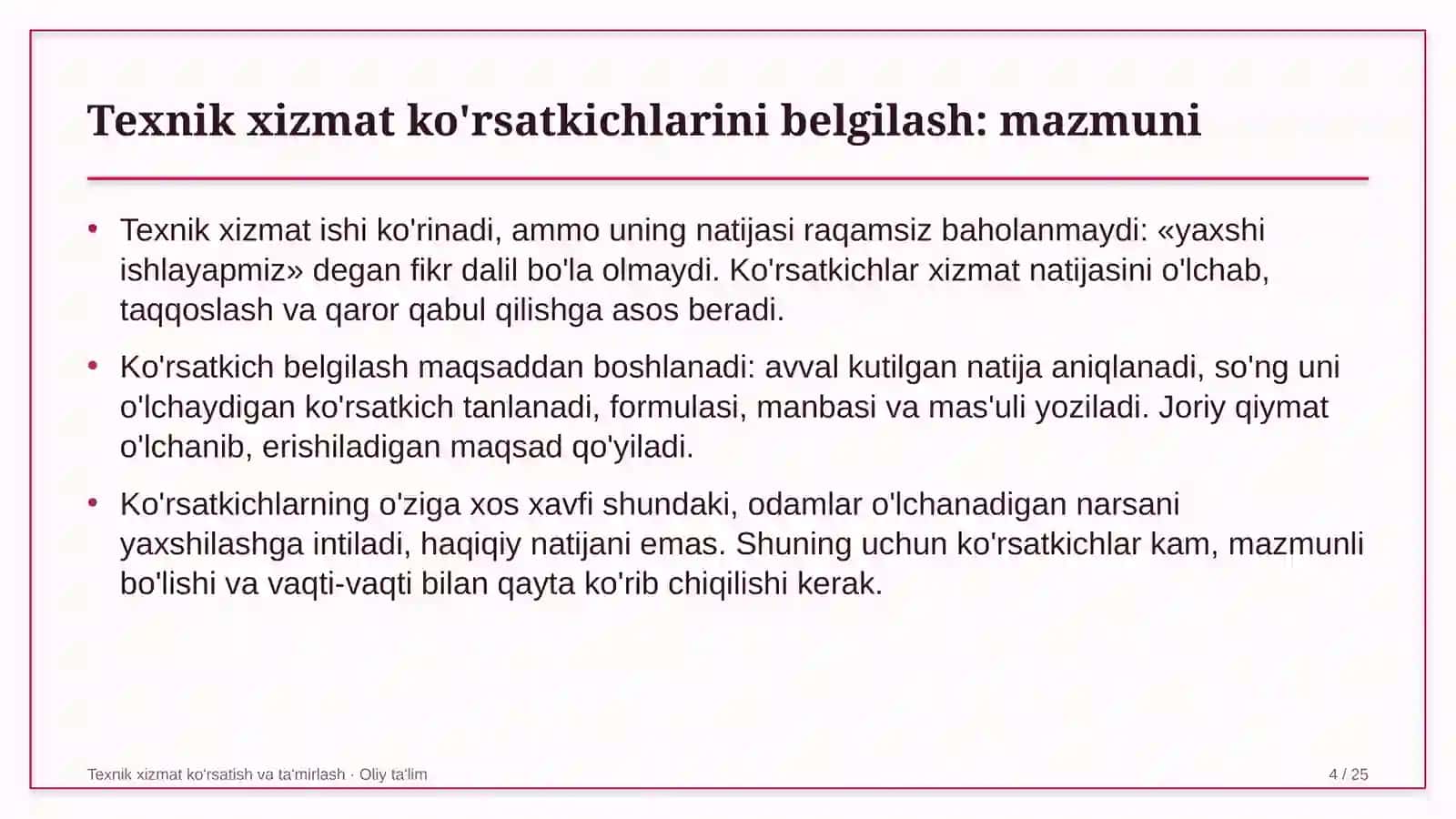 sutchilik fermalarida texnik xizmat ko'rsatish ko'rsatkichlarini belgilash 6111 4