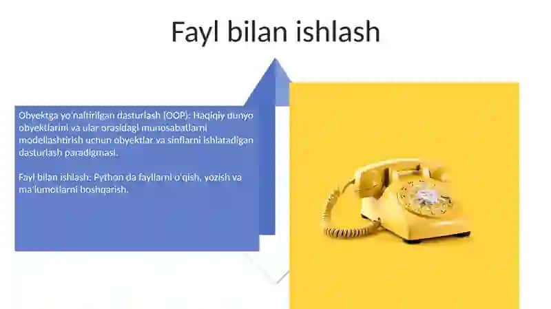 Python sinflar va obyektlar 4