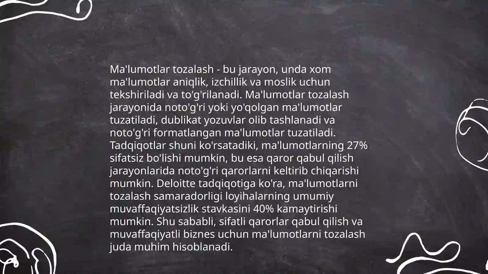 Ma'lumotlar bilan ishlash 4