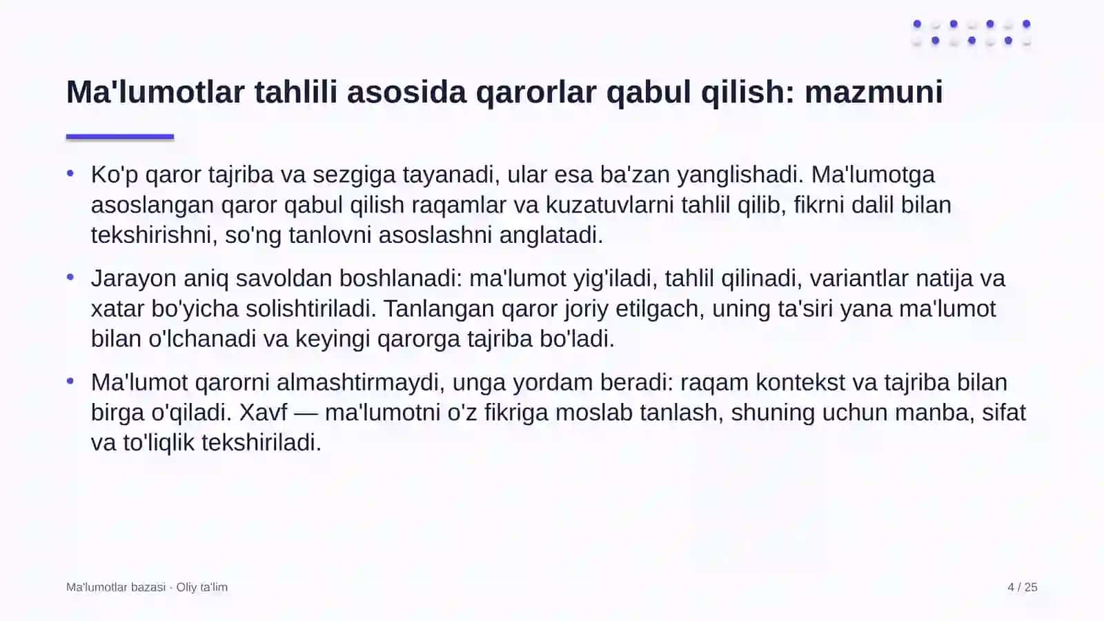 daryo transportida ma'lumotlar tahlili asosida qarorlar qabul qilish 8686 4