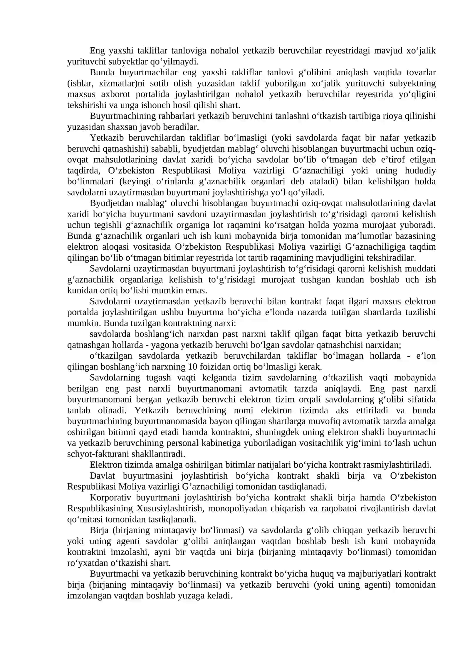 DAVLAT XARIDINING ELEKTRON TIZIMINI ISHLAB CHIQISH STRATEGIYALARI 4