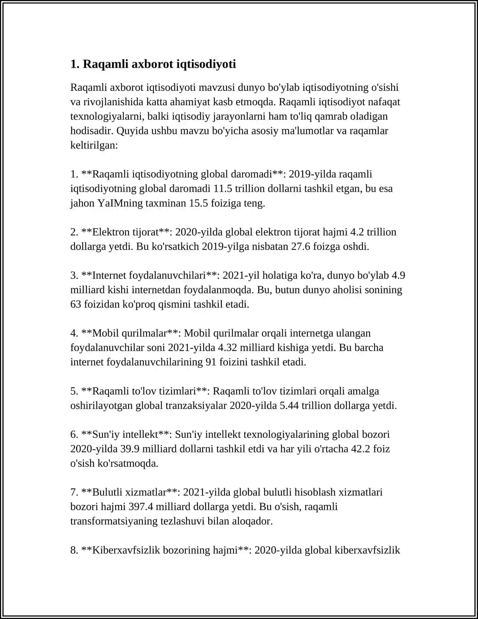 Raqamli axborot iqtisodiyoti 4