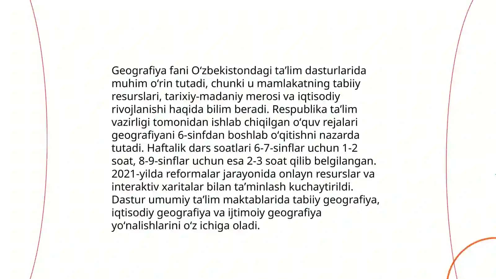 O'zbekistonda tabiiyot va geografiya o'qitish metodikasi fanining rivojlanish bosqichlari 4