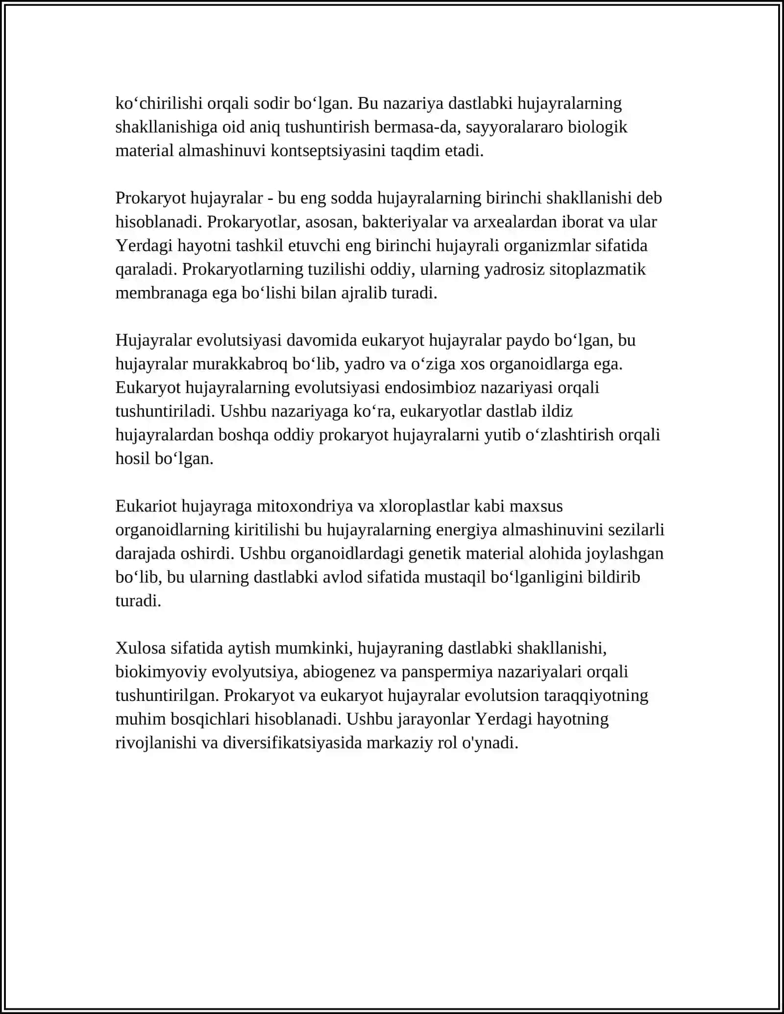 HUJAYRA ONTOGENEZINING RIVOJLANISH BOSQICHLARI 4