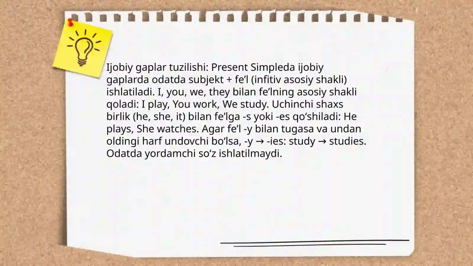 Present Simple 4