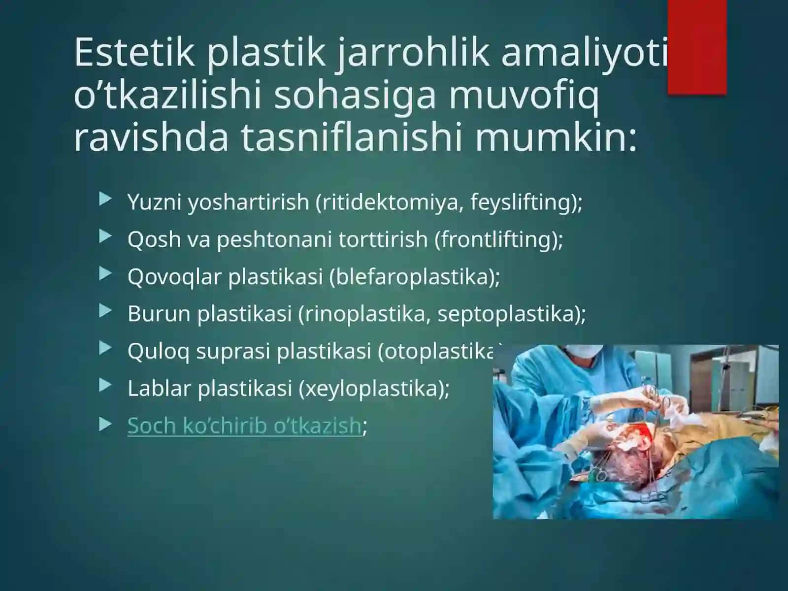 Plastik jarrohlik 4