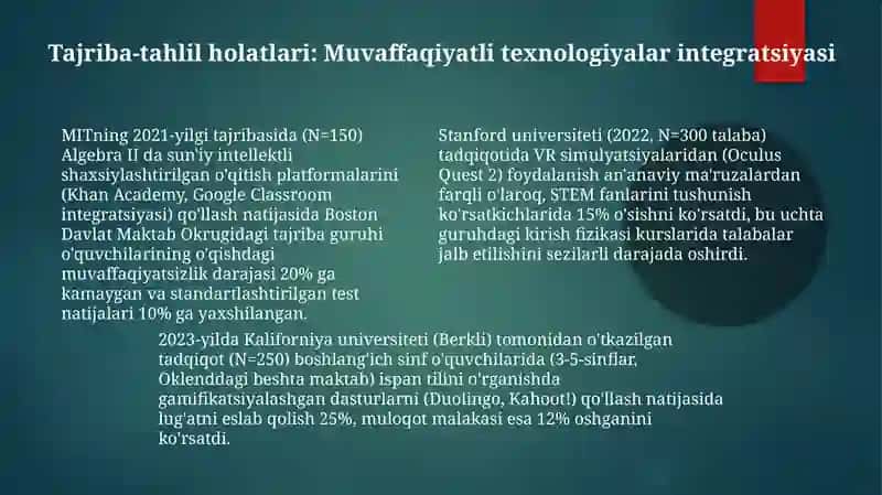 Eksperimental Dizayn va EdTex bilan Ma'lumotlar Tahlili 4