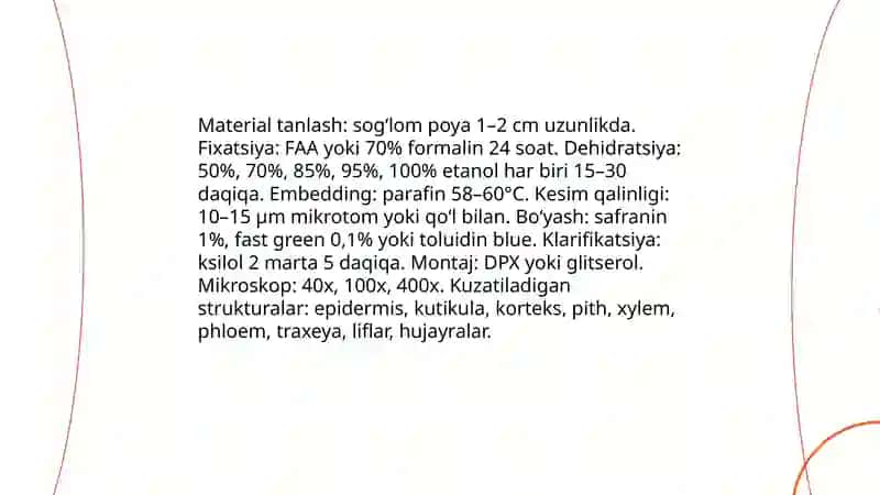 Poyaning ichki tuzilishini mikroskop ostida kuzatish 4