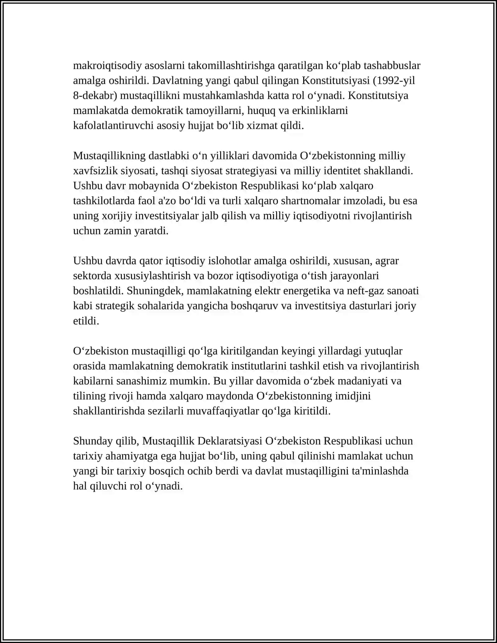 Mustaqillik Deklaratsiyasi 4