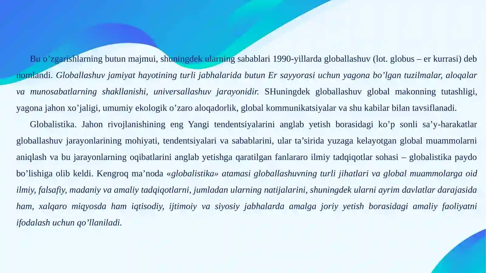 Globallashuv 4