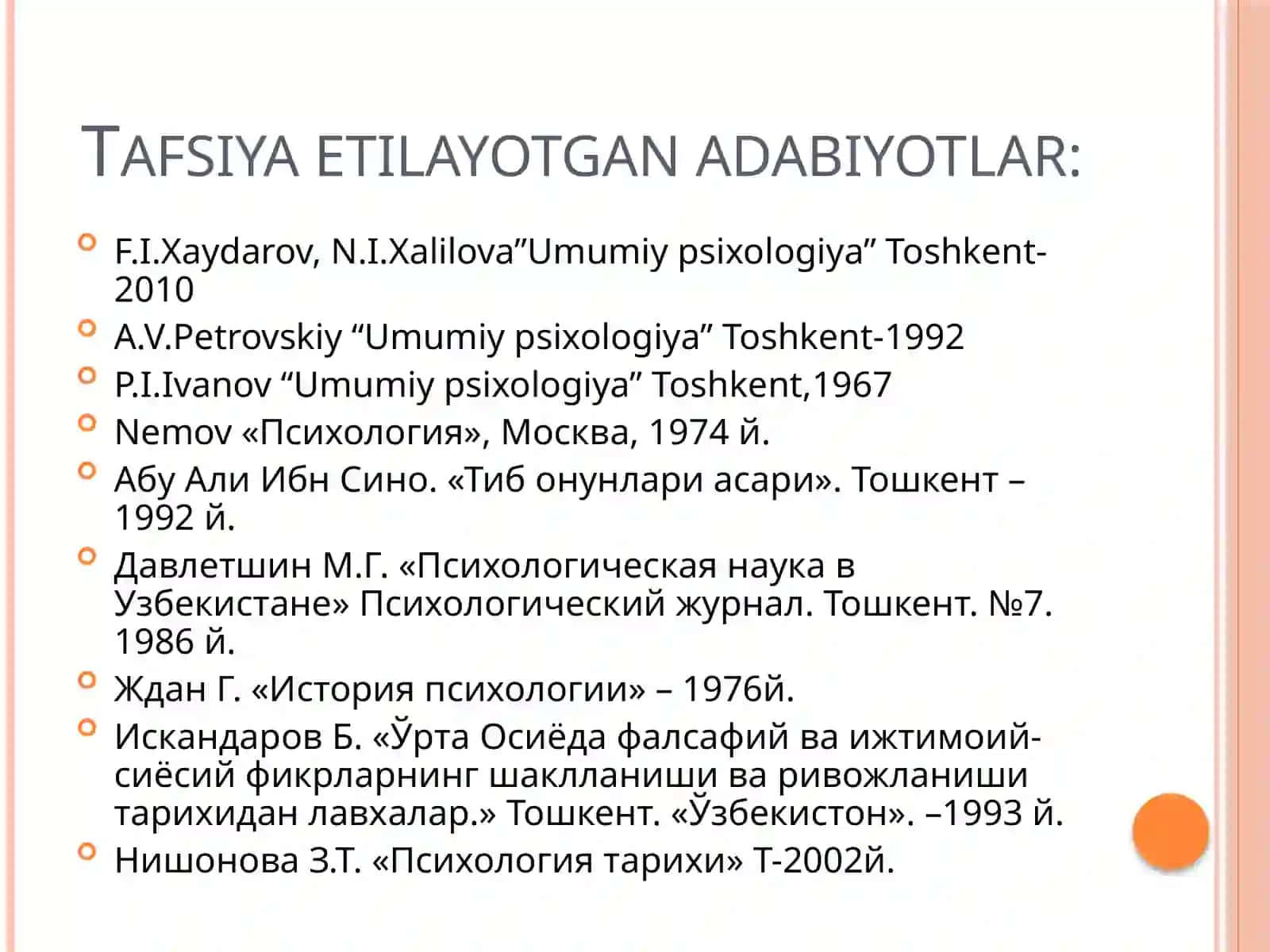 Psixologiya tarixi fanining predmetiva vazifalari 4