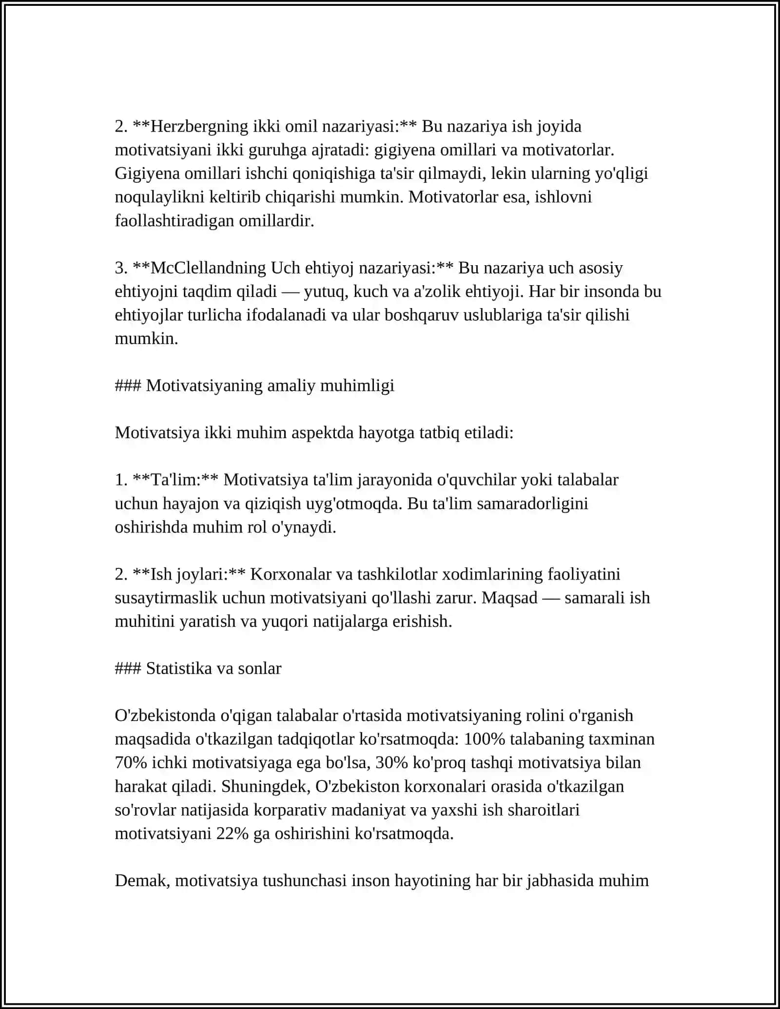 PSIXOLOGIYADAN MOTIVATSIYA TUSHUNCHASI 4