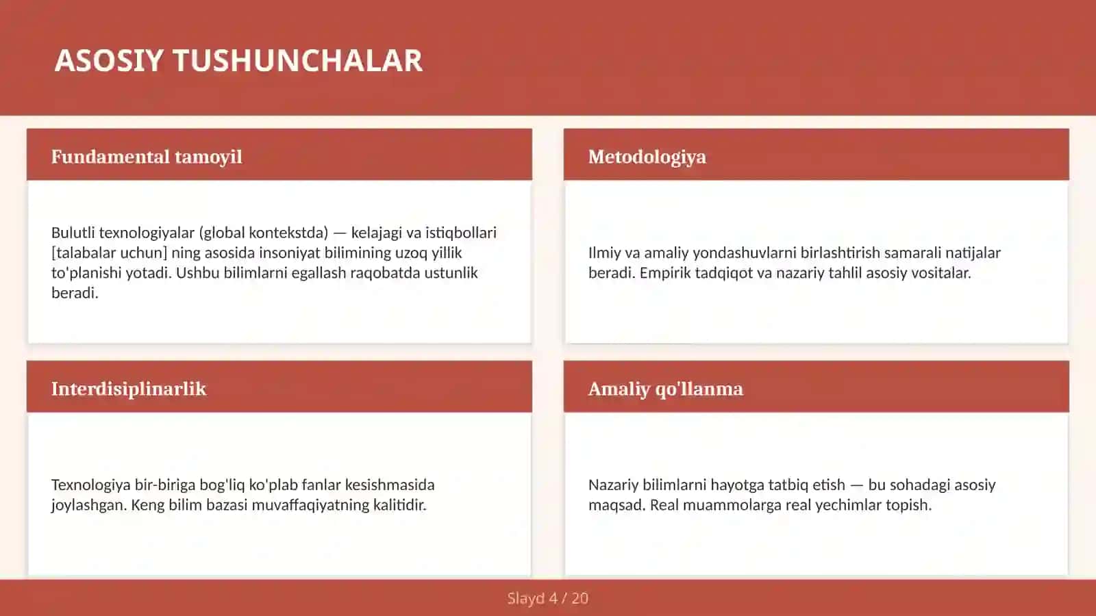 Bulutli texnologiyalar (global kontekstda) — kelajagi va istiqbollari [talabalar uchun] 4
