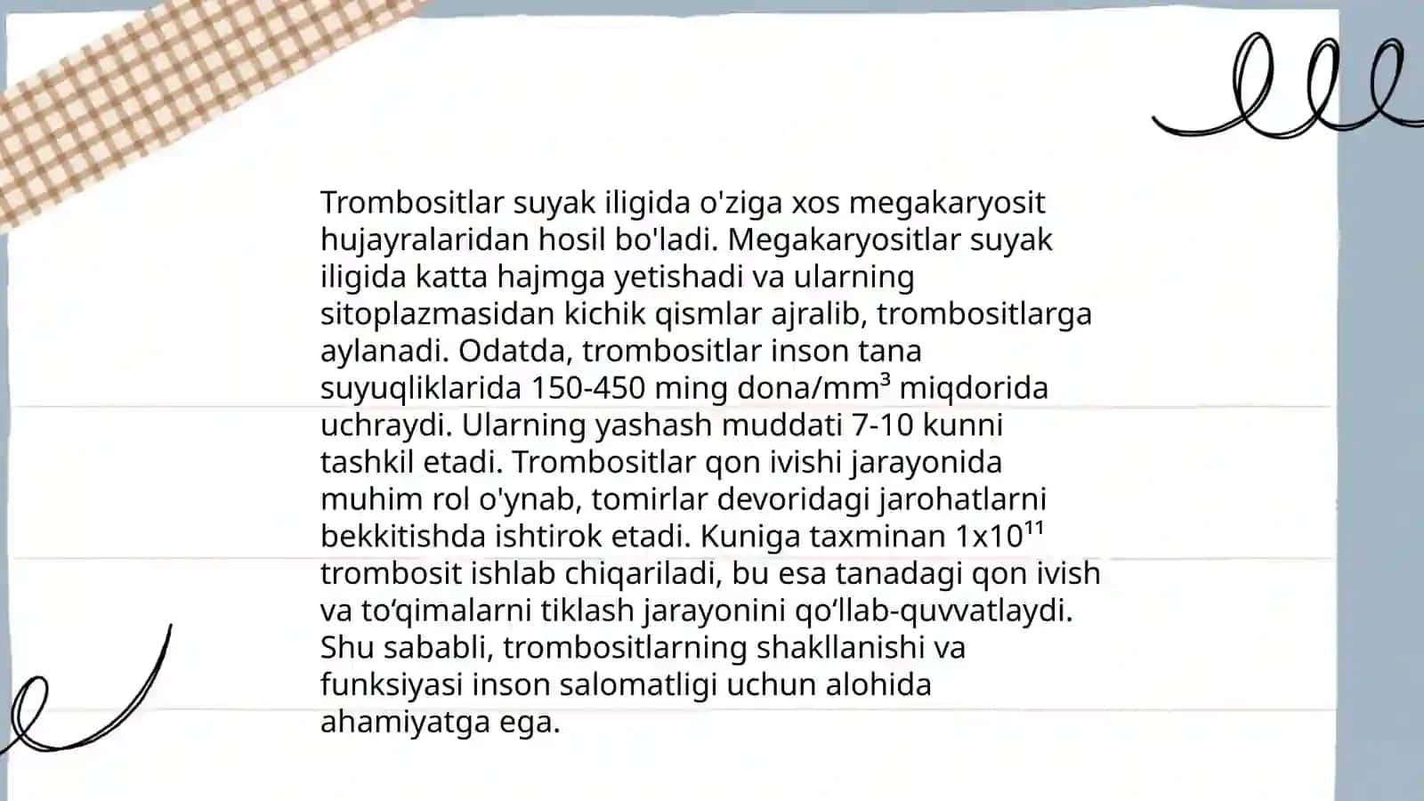 Trombotsitlar fiziologiyasi. Gemostaz 4