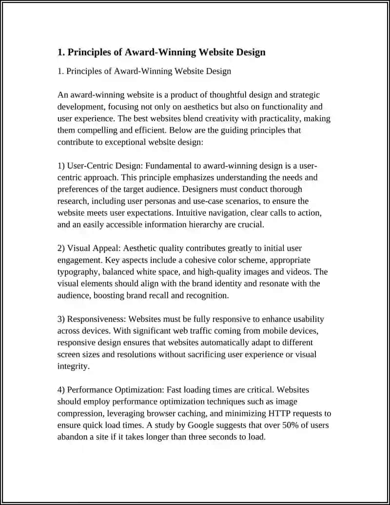 Referat: WEBSITE DEVELOPMENT. THE BEST WEBSITES 4