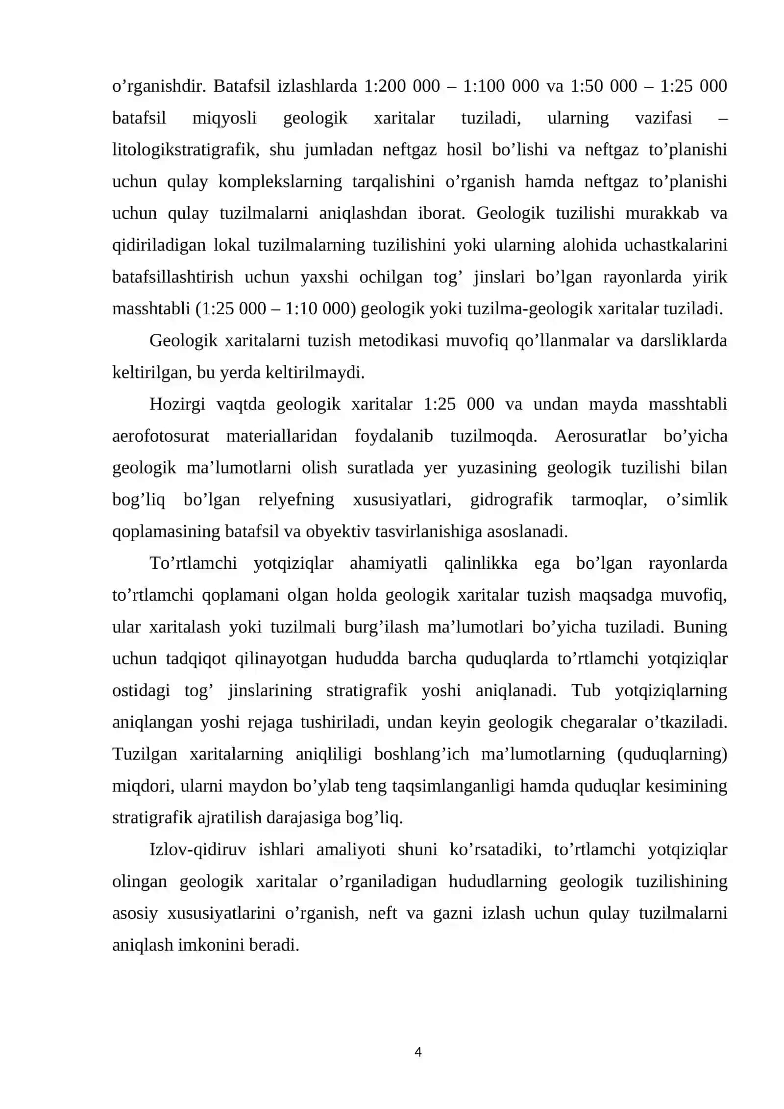 Neft va gaz konlarini izlash va qidirish jarayonida tuziladigan grafik materiallar 4