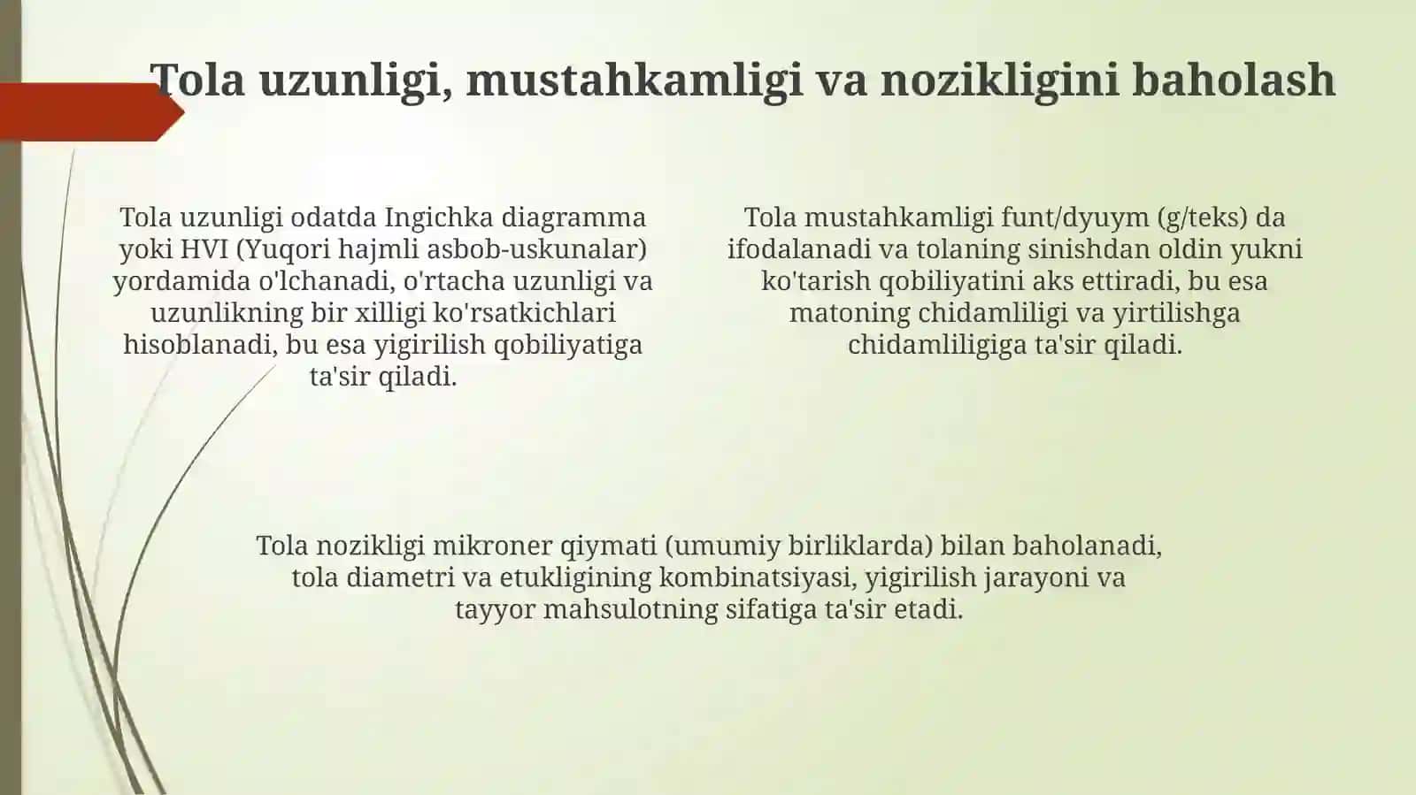 Pahta tolasini turlari sinovlardan otkazish va tahlil qilish 4